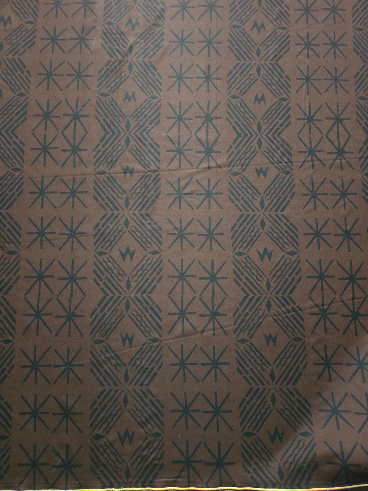 Polynesian Design #218 Brown and Black