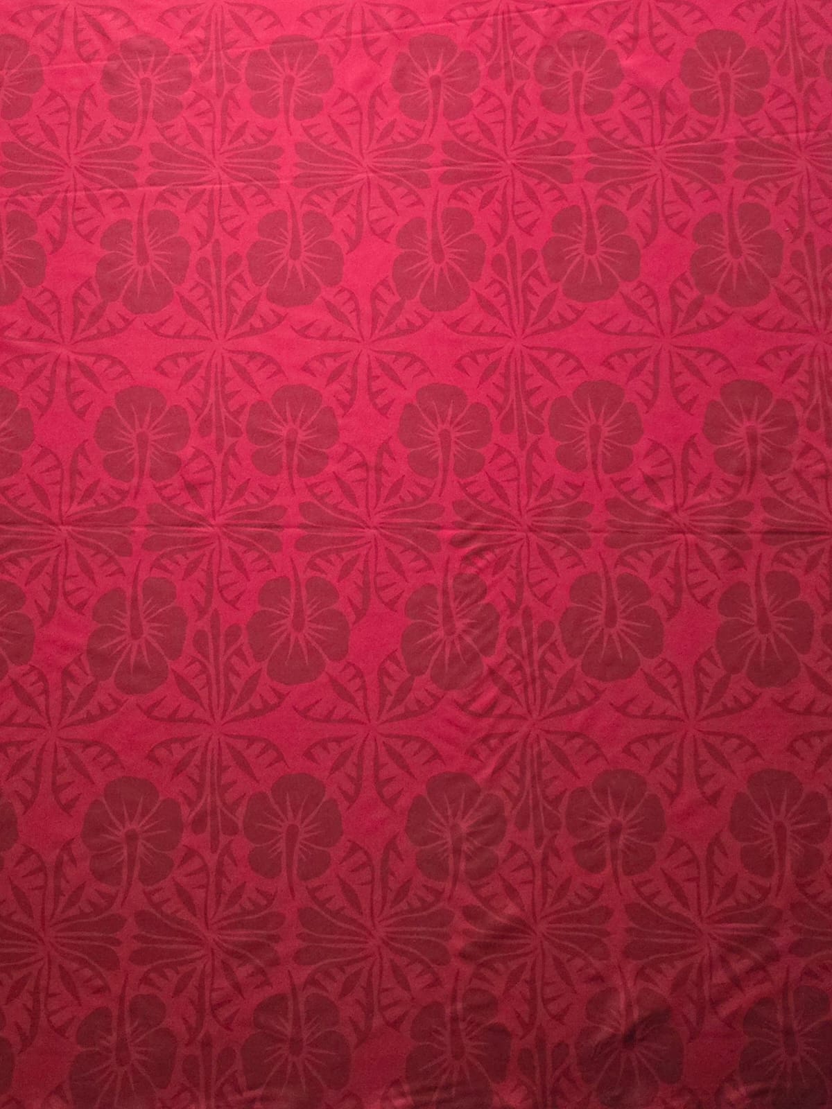 Polynesian Design #213 Red and Red