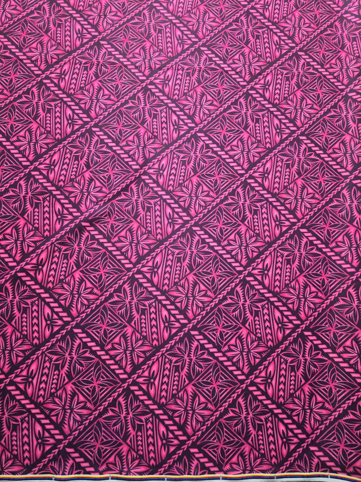 Polynesian Design #231 Purple and Pink