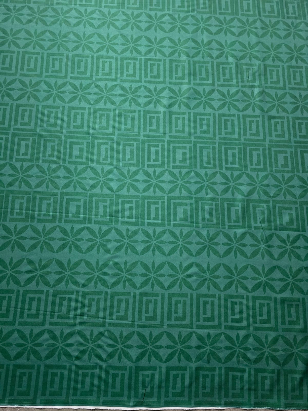Polynesian Design #235 Green and Green