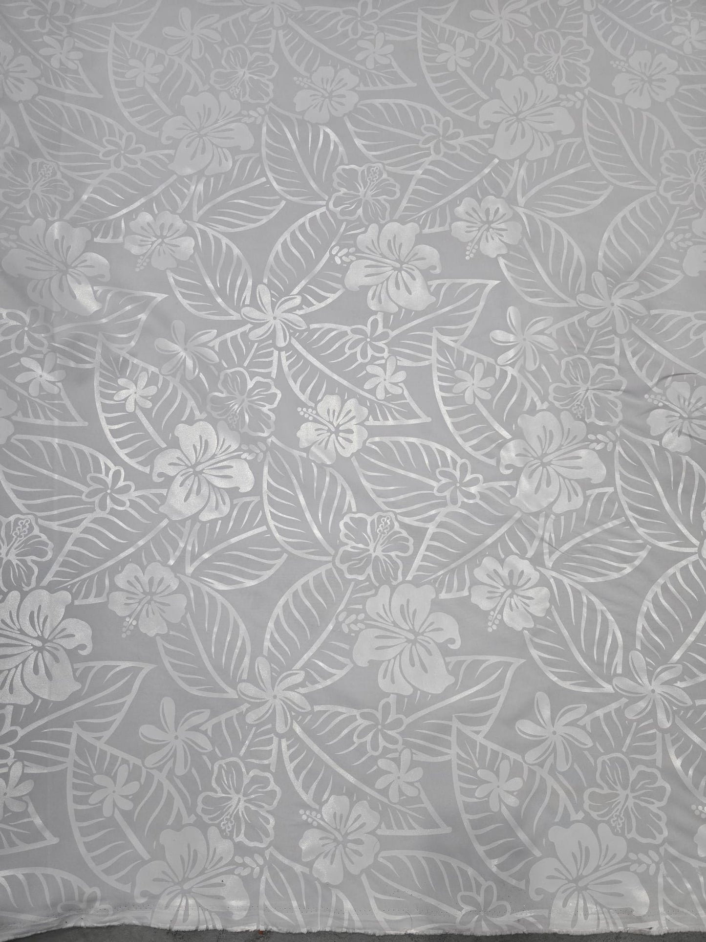 Non Stretch White on White