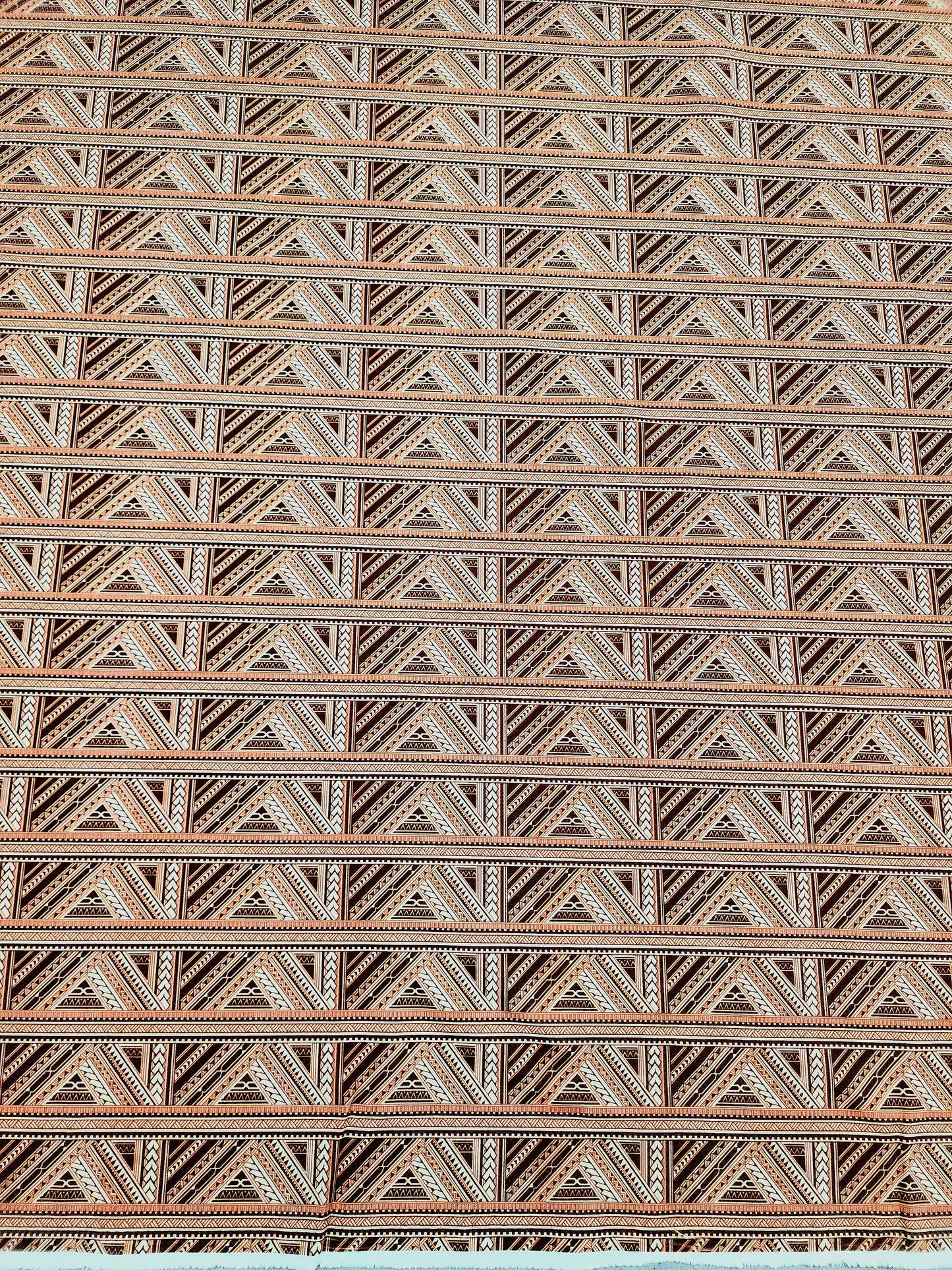 Polynesian Design #171 Mixed Brown