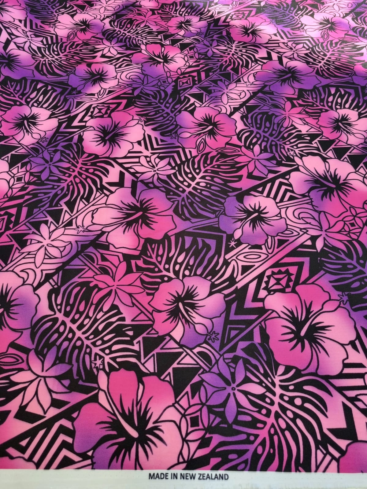 Polynesian Design #61 Purple and Pink