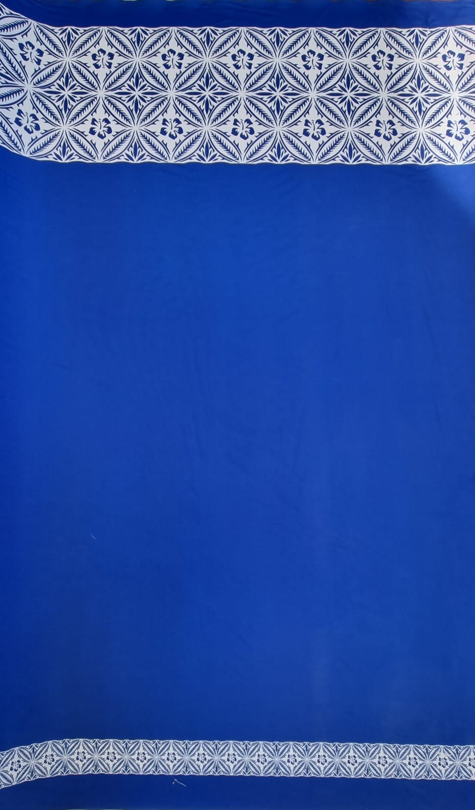 Polynesian Design #53 Blue and White