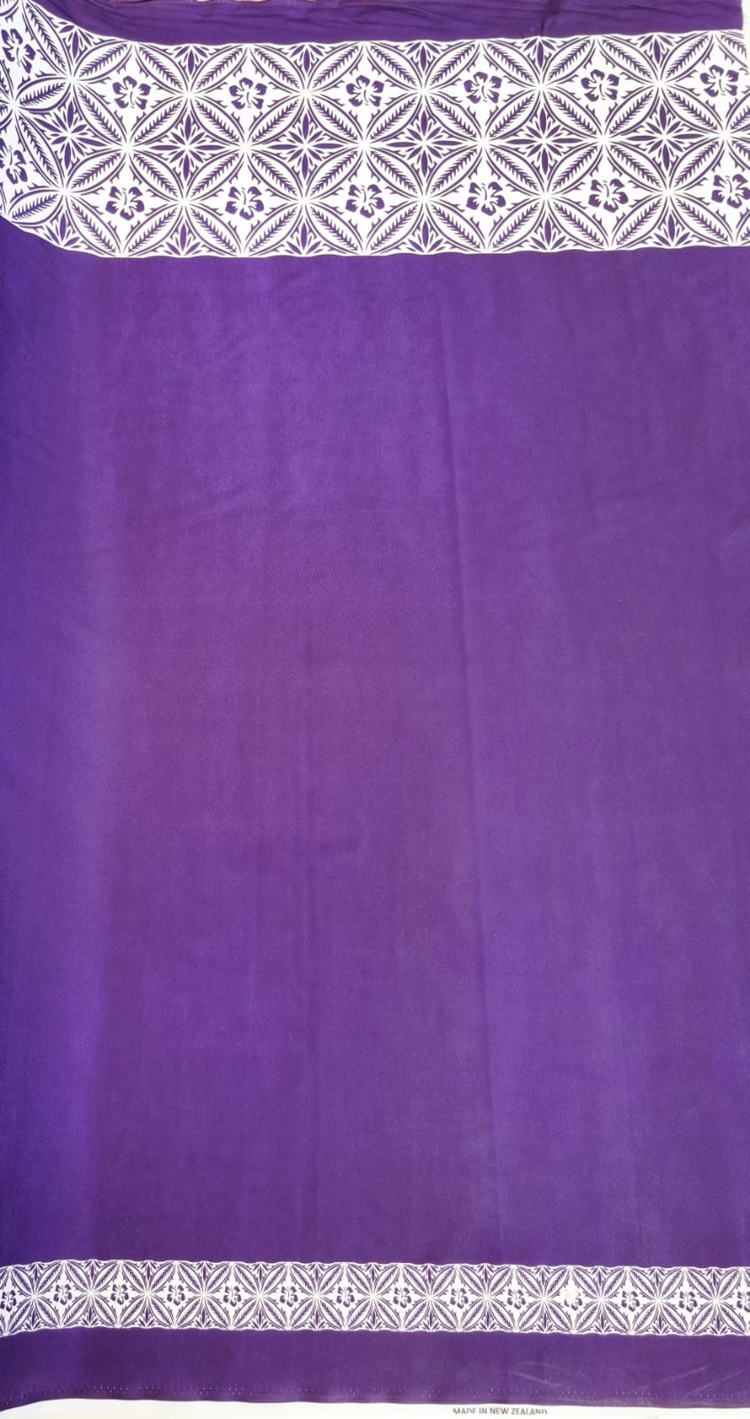 Polynesian Design #57 Purple and White