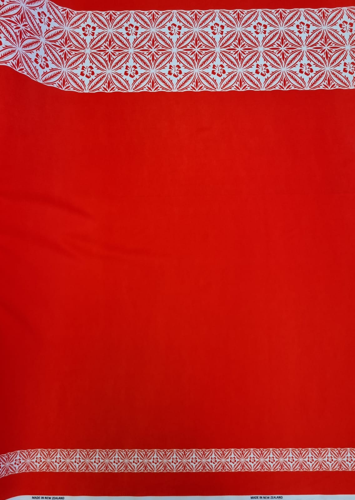 Polynesian Design #51 Red and White