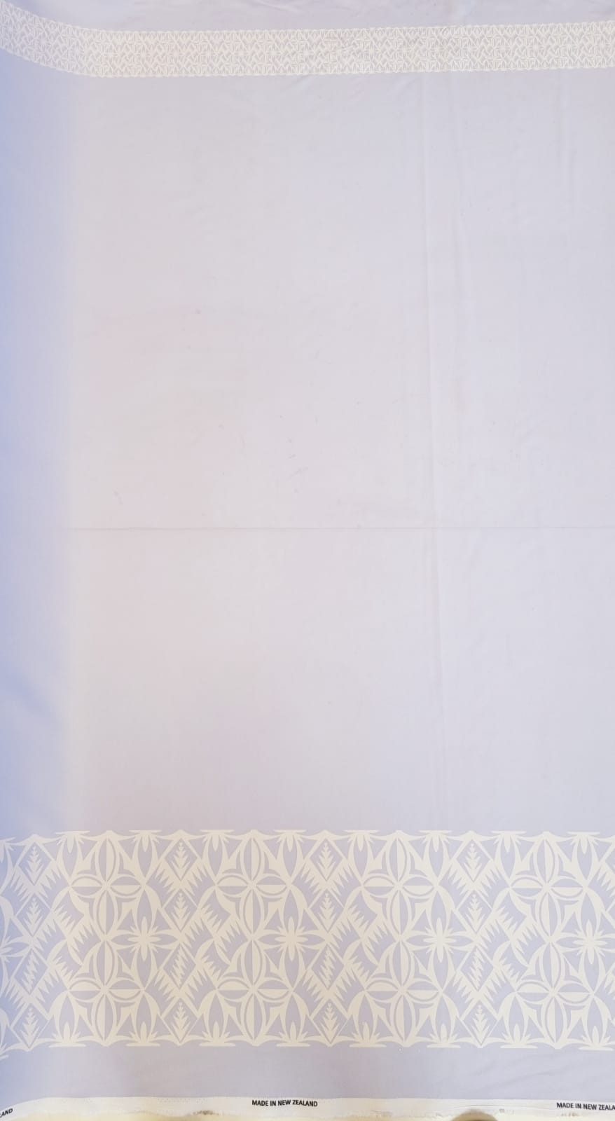 Polynesian Design #49 Lilac and White