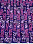 Polynesian Design #148 Purple Shades