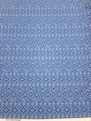 Polynesian Design #137 Blue and Grey