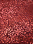 Shiny Polyester Design #54 Maroon on Maroon