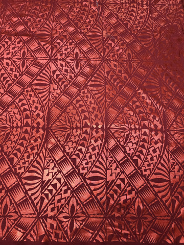 Shiny Polyester Design #54 Maroon on Maroon