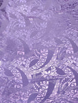 Shiny Polyester Design #56 Lilac on Lilac