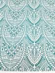 Polynesian Design #164 Green and White