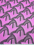 Polynesian Design #191 Purple and Black