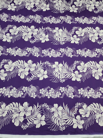 Polynesian Design #170 Purple and White