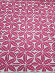 Polynesian Design #167 Hot Pink and White