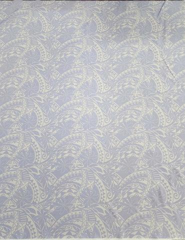 Polynesian Design #174 Lilac and White