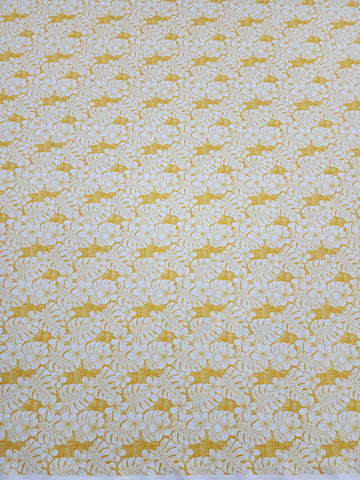 Polynesian Design #190 Yellow and White