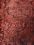 Stretch Polynesian #72 Red on Black