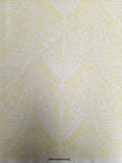 Polynesian Design #95 Yellow and White (Full Design)