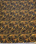 Polynesian Design #102 Yellow and Black