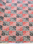 Polynesian Design #112 Grey, Red ans Black