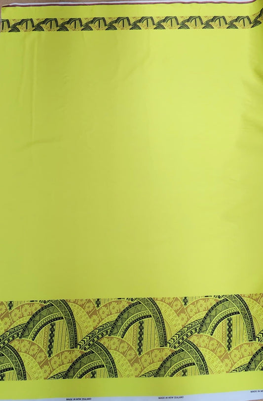 Polynesian Design #79 Yellow and black