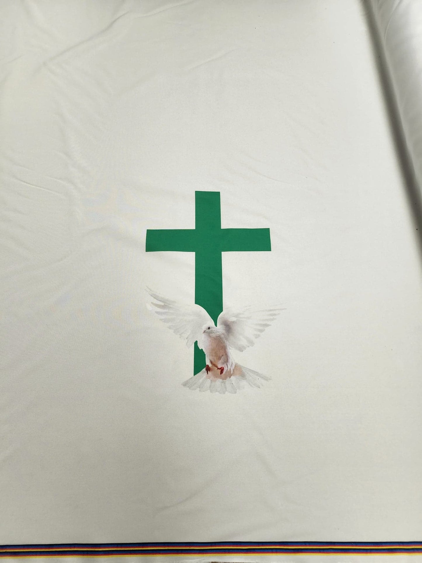 Church Design #2 Green with dove