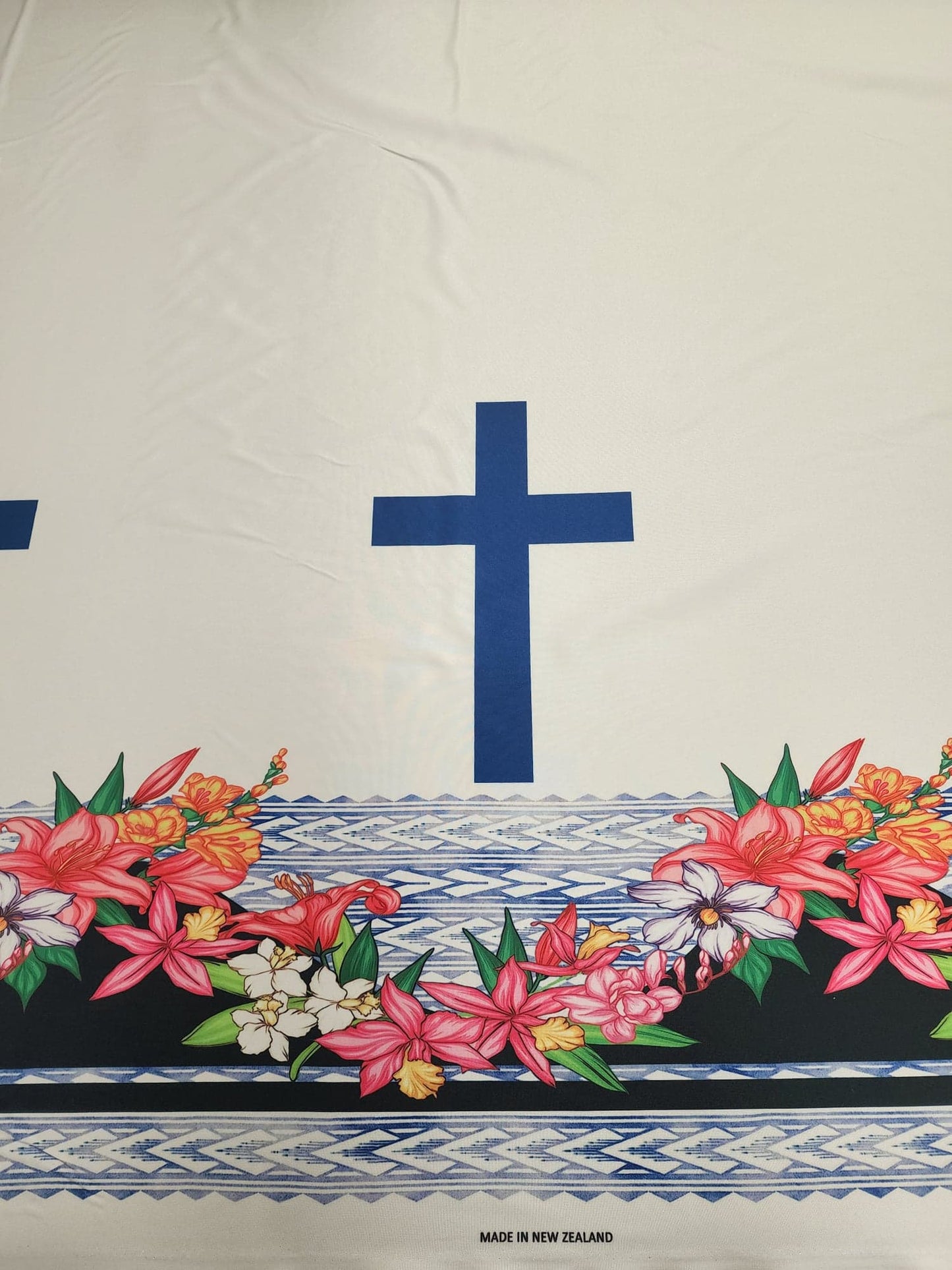 Church Design #6 Blue with border