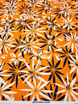 Polynesian Design #72 Orange, White and Black