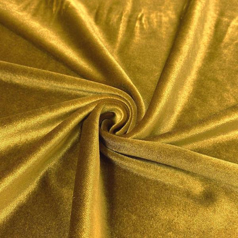 Gold Stretch Velvet