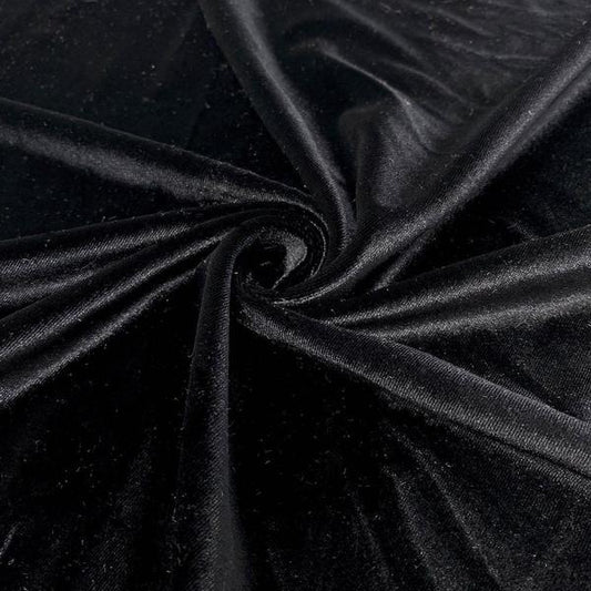 Black Stretch Velvet