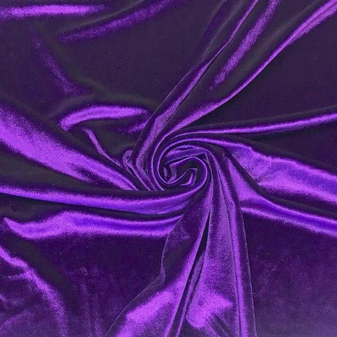 Purple Stretch Velvet